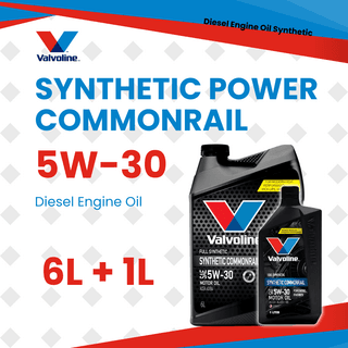Valvoline Synthetic Power Commonrail 5W-30 Diesel Engine Oil 6L + 1L