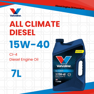 Valvoline All Climate Diesel 15W-40 CI-4 Diesel Engine Oil 7L