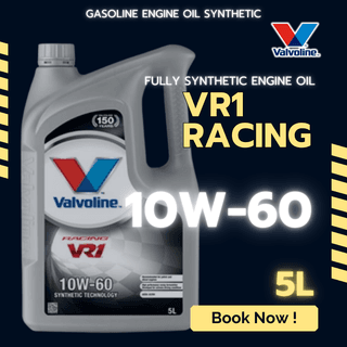 Valvoline VR1 Racing 10W-60 Fully Synthetic Engine Oil 5L