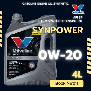 Valvoline SynPower 0W-20 API SP Fully Synthetic Engine Oil 4L