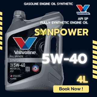 Valvoline SynPower 5W-40 API SP Fully Synthetic Engine Oil 4L