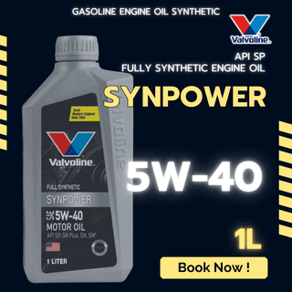 Valvoline SynPower 5W-40 API SP Fully Synthetic Engine Oil 1L