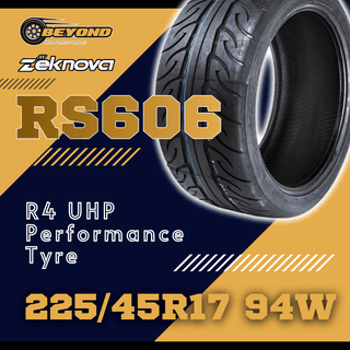 Zeknova RS606 R4 UHP Performance Tyre 225/45R17 94W