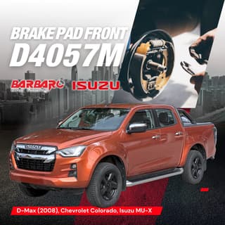 Barbaro D4057M Brake Pad Front Isuzu D-Max 2008 Chevrolet Colorado Isuzu MU-X