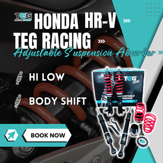 Honda HR-V TEG RACING Adjustable Suspension Hi Low Body Shift Adjustable Absorber Suspension