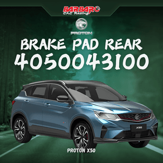 Barbaro 4050043100 Brake Pad Rear Proton X50