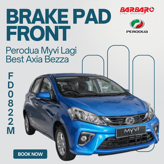 Barbaro FD0822M Brake Pad Front Perodua Myvi Lagi Best Axia Bezza