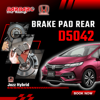 Barbaro D5042 Brake Pad Rear Honda Jazz Hybrid