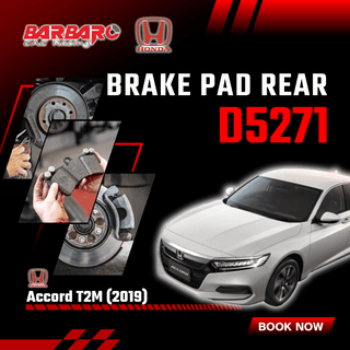Barbaro D5271 Brake Pad Rear Honda Accord T2M 2019
