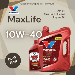 Valvoline MaxLife 10W-40 API SN Plus High Mileage