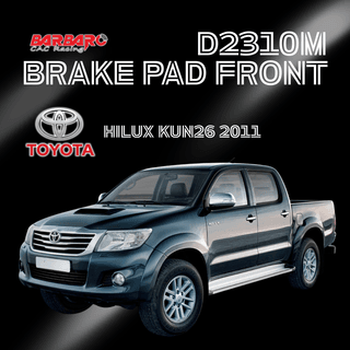 Barbaro D2310M Brake Pad Front Toyota Hilux KUN26 2011