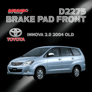Barbaro D2275 Brake Pad Front Toyota Innova 2.0 2004 Old