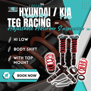 100% BOLEH SERVICE Hyundai Elantra MD '12 Adjustable Absorber Suspension Body Shift (Top Mount) / Kia Forte
