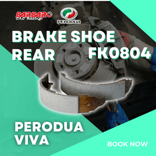 Barbaro FK0804 Brake Shoe Rear Perodua Viva