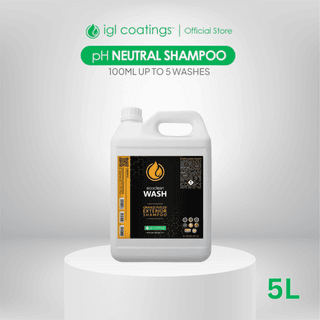 IGL Ecoclean Wash Car Wash Shampoo, Conditioner, Safe For Coating, Cleaning Solution - IGL Coatings (5L)